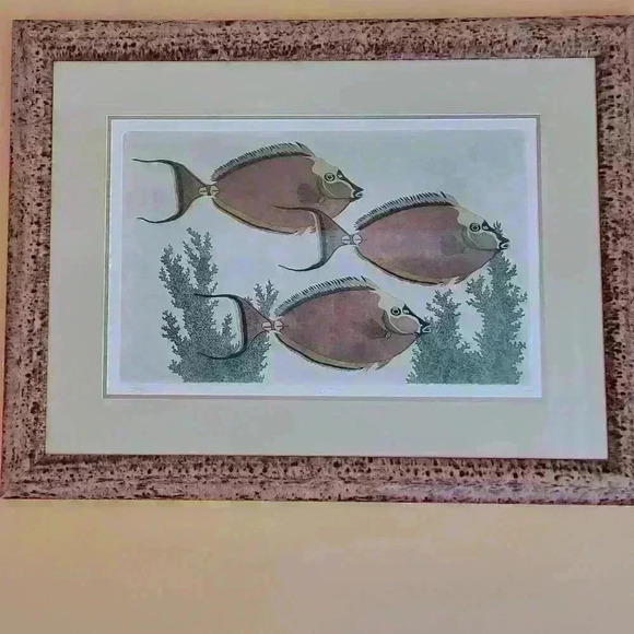 Leo P Donahue-"Unicornfish" Print 174/350 - Picture 1 of 6